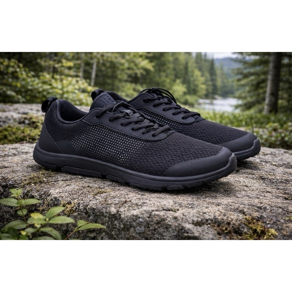Hike Footwear HF Stride Black Barefoot Sneakers Size W10 M8 EU 41 Minimalist